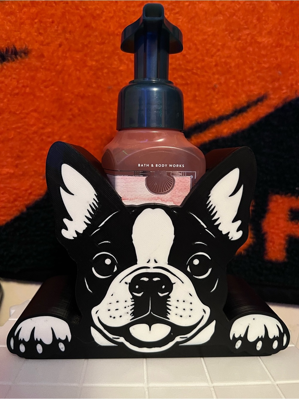 Custom Design - Boston Terrier Bath and Body Soap holder